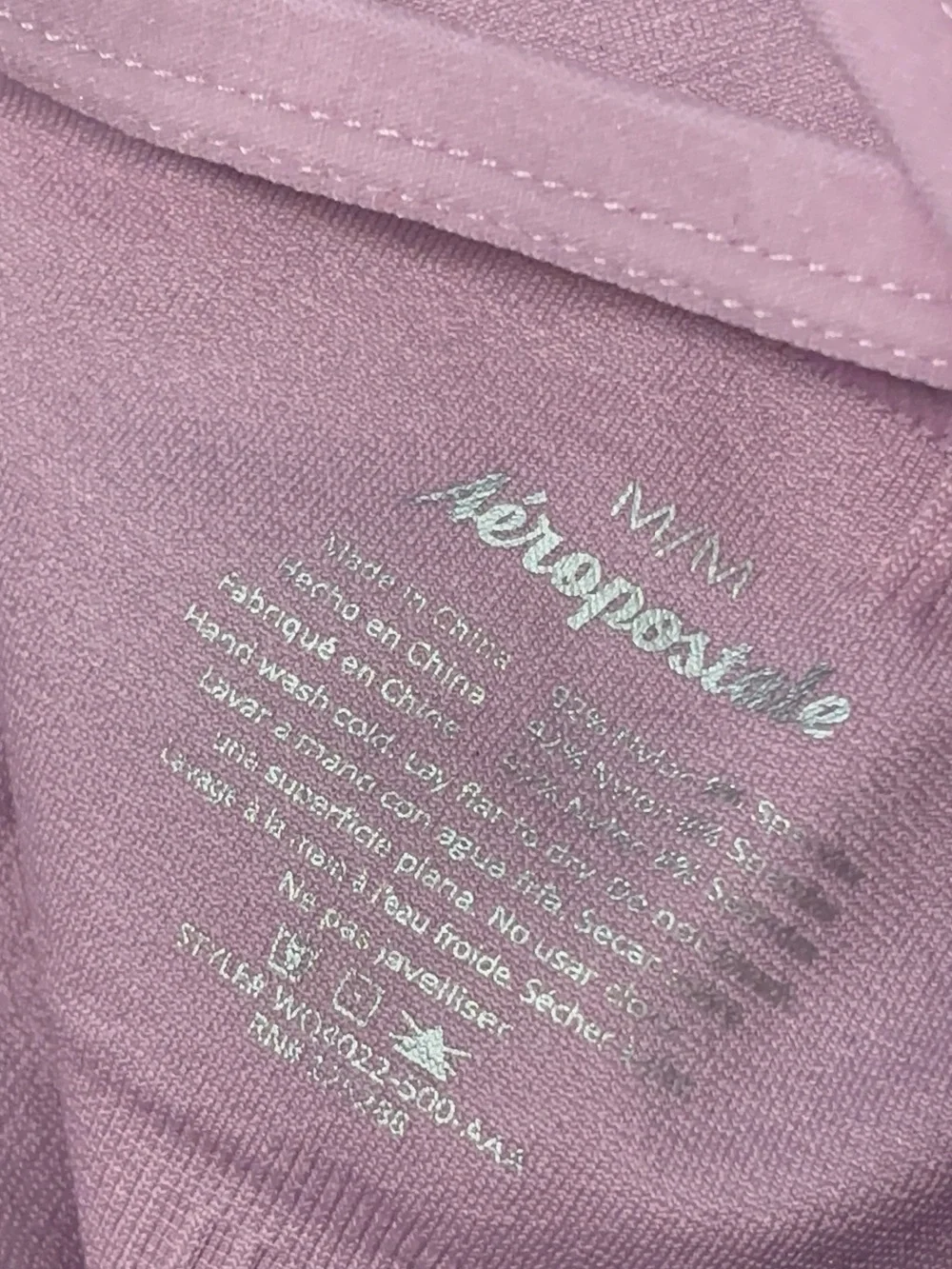 Aerosport Lavender Pink Sports Bra - Picture 4 of 7